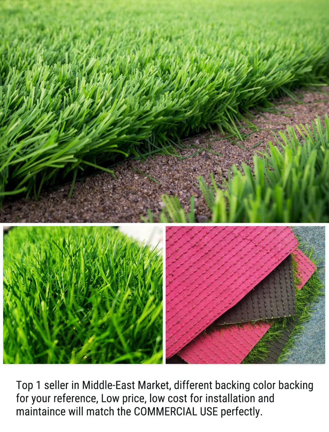 Synthetic Artificial Grass Wall Decor Golf Turf Garden 40mm 50mm Sports Flooring Turf Artificial Grass From China