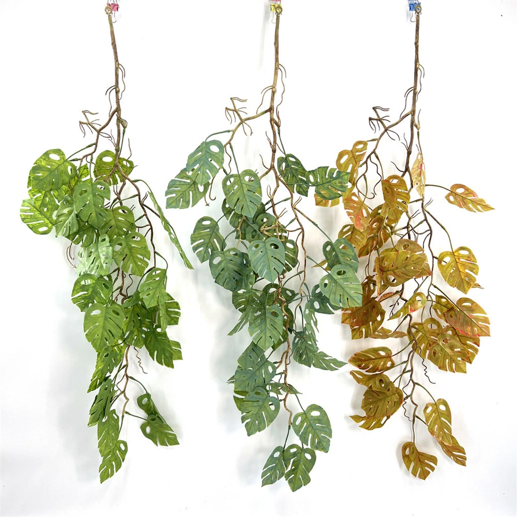 Artificial Fern Foliage Flower Rattan Faux IVY Leaves Vines Wall Hanging Plant