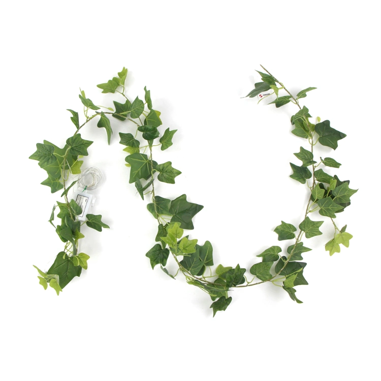 Cheap Plastic Sweet Potato Leaves Artificial Hanging Plant Green Weeping Willow Vine for Party Decoration