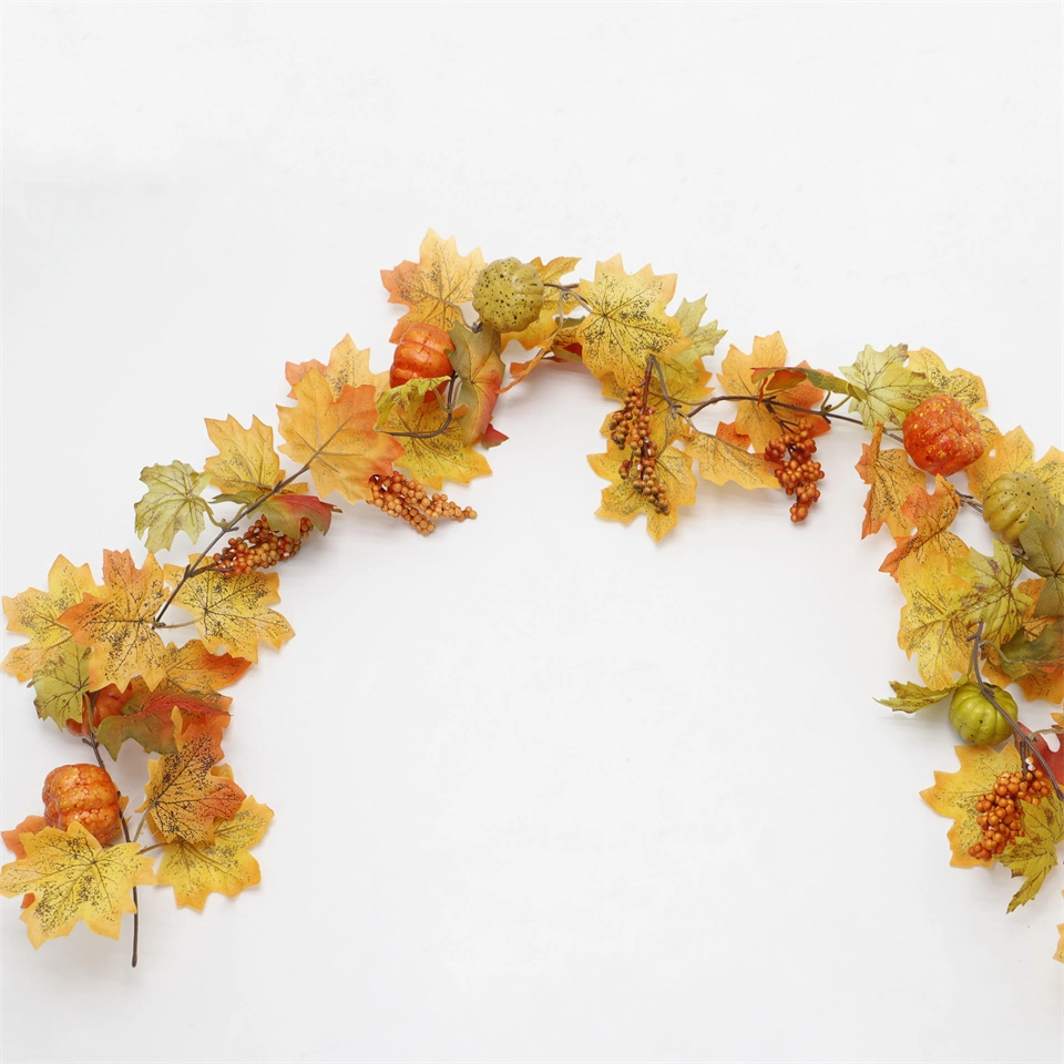 Artificial Berry Pumpkin Maple Leaf Long Vine Thanksgiving Harvest Long Vine Wedding Long Vine