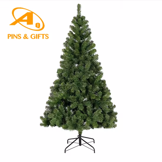 卸売 6フィート 6フィート 点灯済みPVCクリスマスツリー 人工葉付き 巨大クリスマスツリー LEDライト付き カスタム 5フィート 7フィート PE 植毛パイン クリスマス 屋外 ホワイト グリーン ナヴィダ