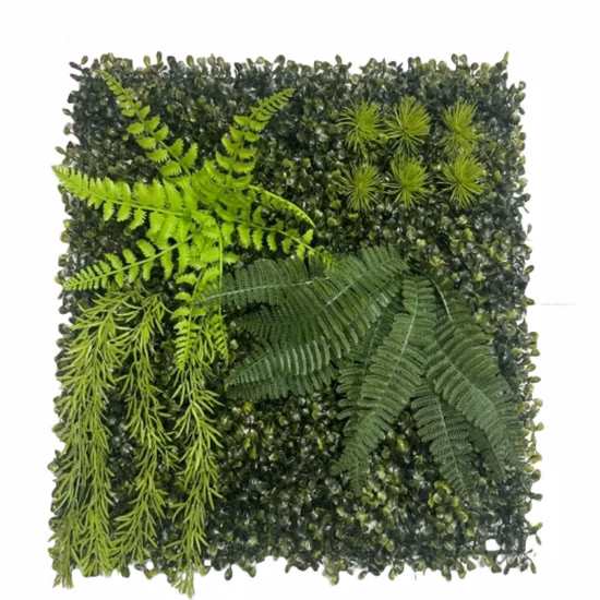 屋外屋内庭の装飾用壁掛け植物パネル用卸売グリーン人工草