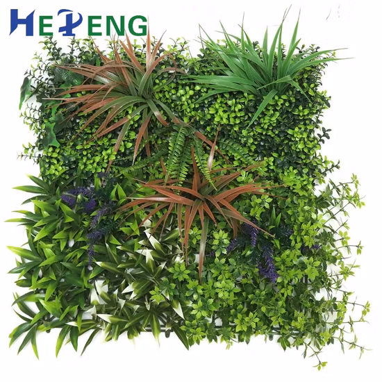 人工葉を使ったつるの庭の装飾