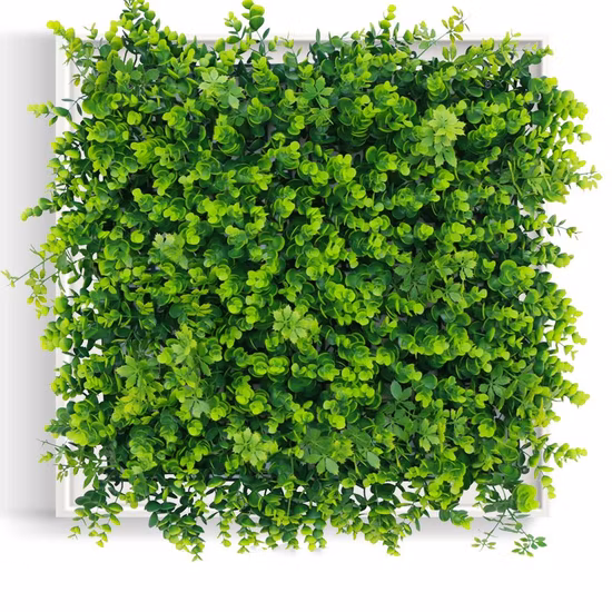 安価な人工プラスチック植物壁装飾用の緑の葉付き人工吊り下げ植物