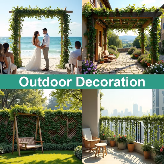 結婚式、結婚式、パーティー用の人工葉蔓